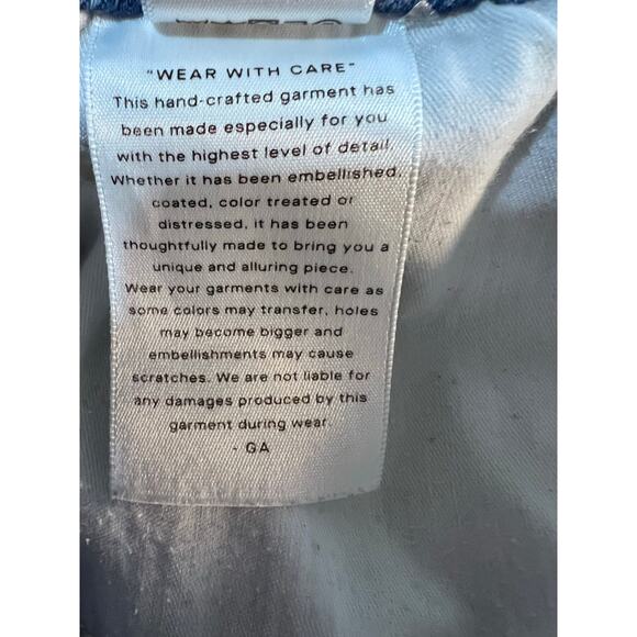 GOOD AMERICAN Ladies High-Waisted Denim Cut-off Shorts Size 8/29 - Picture 5 of 6